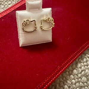 Laminated Hello Kitty Earrings